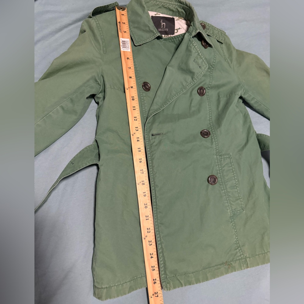 Hazzy’s Green Double-Breasted Field Coat - Picture 5 of 7